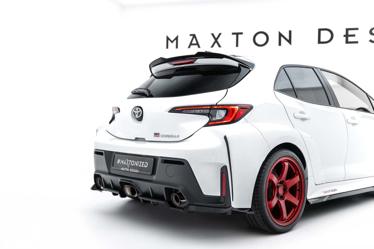 Spoiler bara spate Maxton Design pentru Toyota GR Corolla (2022-2024), negru lucios