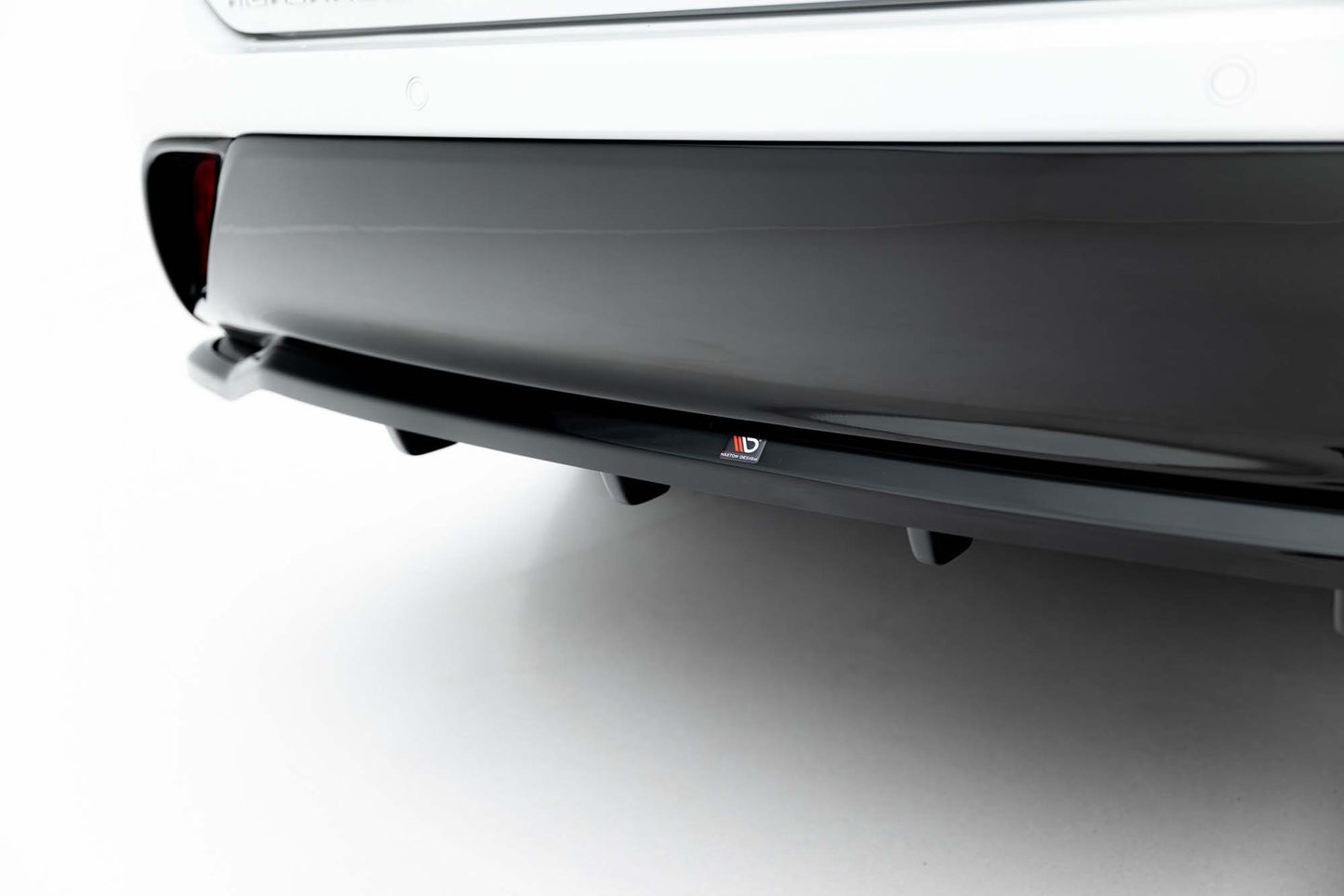 Maxton Design Rear Bumper Spoiler for Toyota Highlander (2019 onwards), gloss black