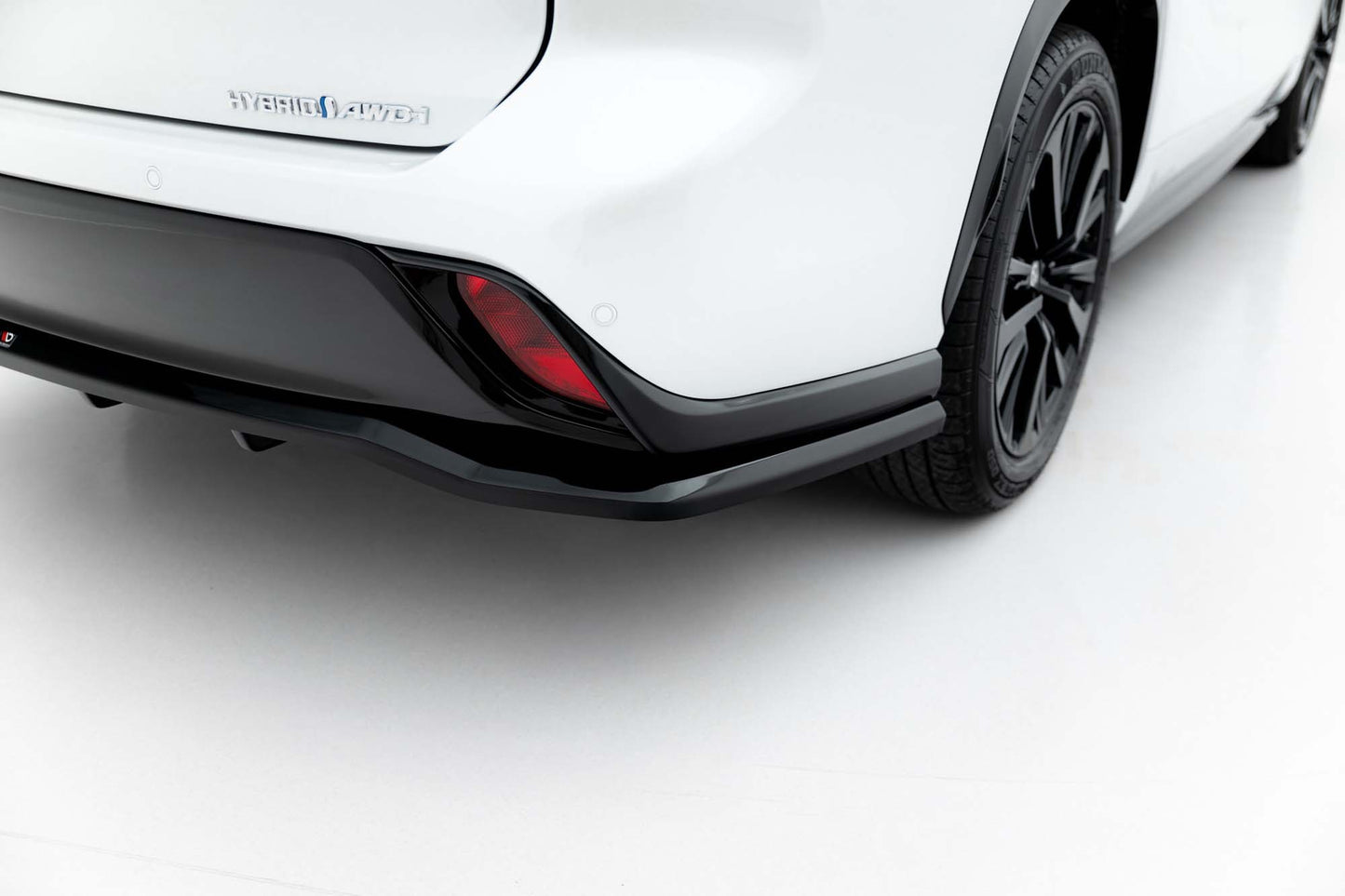 Maxton Design Rear Bumper Spoiler for Toyota Highlander (2019 onwards), gloss black