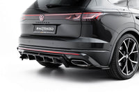 Maxton Design spoiler pentru bara spate R‑Line a Volkswagen Touareg Mk3 facelift (dupa 2023), negru lacuit