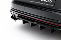 Maxton Design spoiler pentru bara spate R‑Line a Volkswagen Touareg Mk3 facelift (dupa 2023), negru lacuit