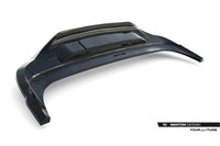 Spoiler Maxton Design pentru bara spate R Line a Volkswagen Tiguan dupa 2024, negru lacuit, spoilerul este compatibil si cu modelul cu bara de remorcare