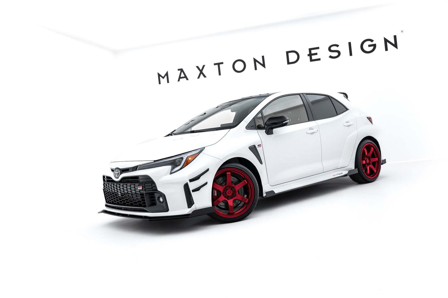 Maxton Design door sills for Toyota GR Corolla (2022-2024), black lacquer
