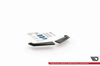 Extensii laterale tip Racing Maxton Design pentru bara spate GR a Toyota Yaris (dupa 2020), negru mat/lucios