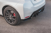 Extensii laterale tip Racing Maxton Design pentru bara spate GR a Toyota Yaris (dupa 2020), negru mat/lucios