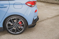 Extensii laterale Maxton Design tip Racing pentru bara spate N a Hyundai i30 hatchback (2017-), negru mat