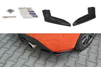 Extensii laterale Maxton Design, versiunea 1, pentru bara spate Toyota GT86 (după 2017), culoare carbon