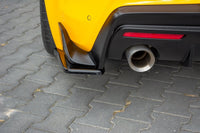 Maxton Design side skirts version 1 for Toyota Supra (2019+) rear bumper, carbon color