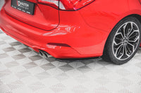 Extensii laterale Maxton Design versiunea 1 pentru bara spate ST-Line a Ford Focus station wagon (2018-), negru lucios