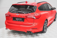 Extensii laterale Maxton Design versiunea 1 pentru bara spate ST-Line a Ford Focus station wagon (2018-), negru lucios