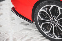 Extensii laterale Maxton Design versiunea 1 pentru bara spate ST-Line a Ford Focus station wagon (2018-), negru lucios