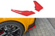 Maxton Design V2 Side Skirt Extensions for Toyota Supra (2019+) Rear Bumper, Gloss Black