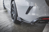 Maxton Design extensii laterale versiunea 2 pentru bara spate RS a Skoda Octavia (dupa 2020), negru lac