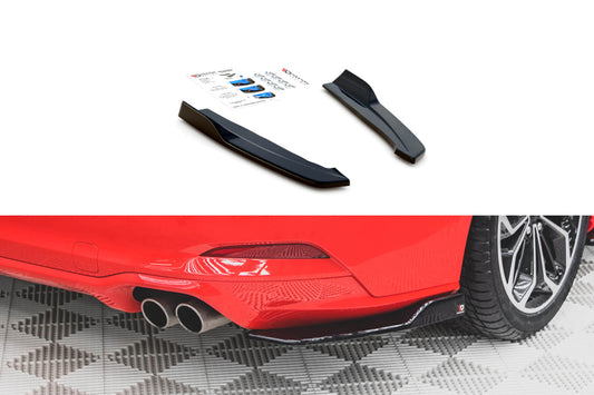 Extensii laterale Maxton Design versiunea 2 pentru bara spate ST-Line a Ford Focus station wagon (2018-), culoare carbon