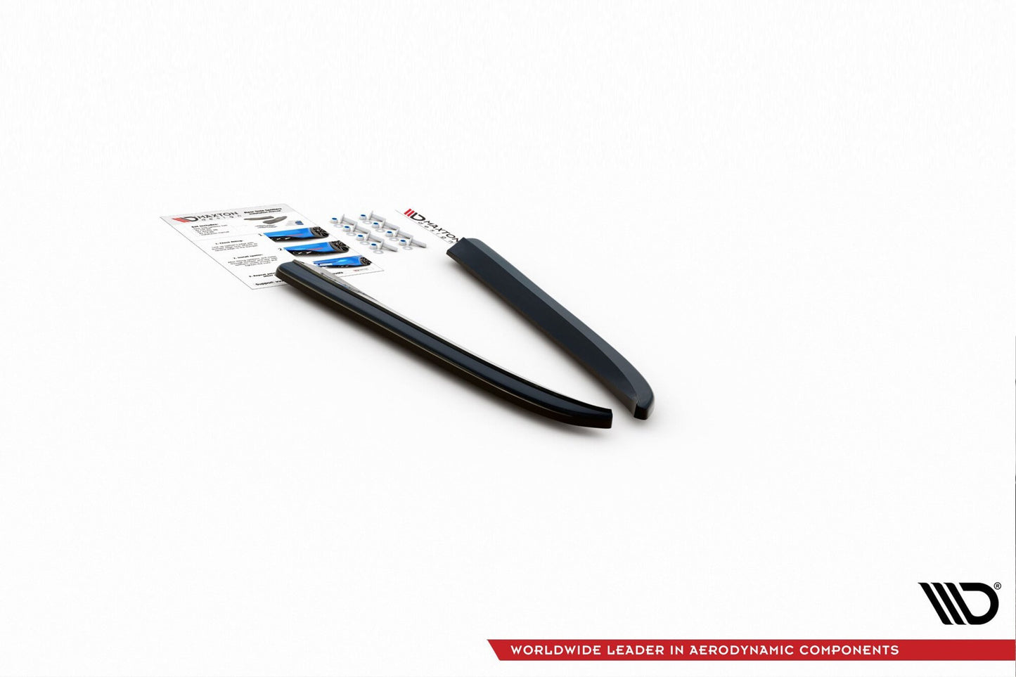 Extensii laterale Maxton Design pentru bara spate a Jaguar XJ X351 (2009-2019), culoare carbon