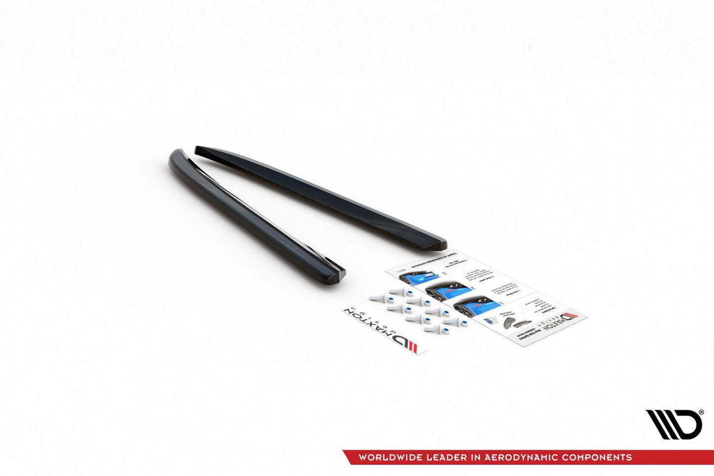 Extensii laterale Maxton Design pentru bara spate a Jaguar XJ X351 (2009-2019), culoare carbon