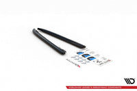 Extensii laterale Maxton Design pentru bara spate a Jaguar XJ X351 (2009-2019), culoare carbon