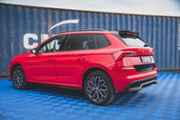 Maxton Design Rear Side Extensions for Skoda Kamiq (2019 onwards), carbon look