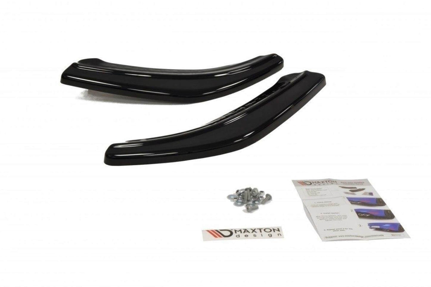 Maxton Design side extensions for Toyota Celica T23 (1999-2002) rear bumper, gloss black