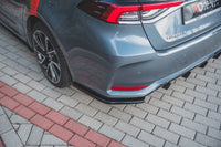 Maxton Design side extensions for Toyota Corolla sedan (2019-) rear bumper, matte black