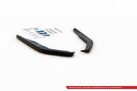 Maxton Design side extensions for Toyota Corolla sedan (2019-) rear bumper, matte black