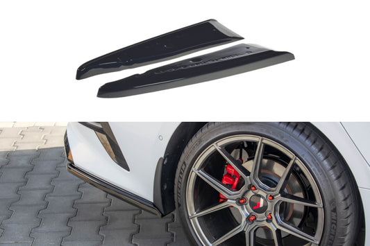 Inserții laterale Maxton Design pentru bara spate GT a Kia Pro Ceed (2018-), negru mat