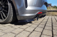 Praguri laterale Maxton Design pentru bara spate R a Volkswagen Scirocco (2014-2017), culoare carbon