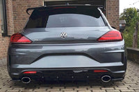 Praguri laterale Maxton Design pentru bara spate R a Volkswagen Scirocco (2014-2017), culoare carbon