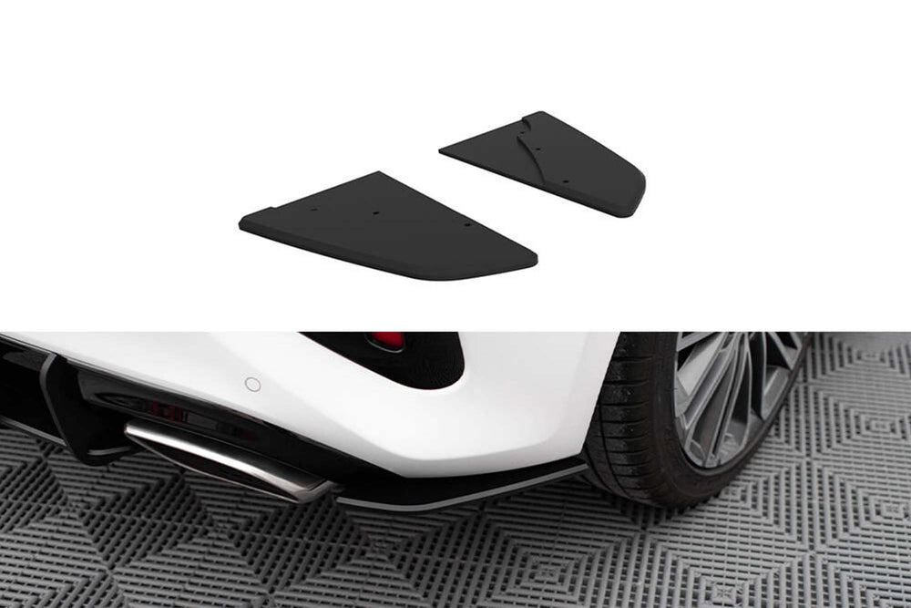 Extensii laterale Maxton Design tip Street Pro pentru bara spate Kia Ceed GT (2018-2022), negru mat
