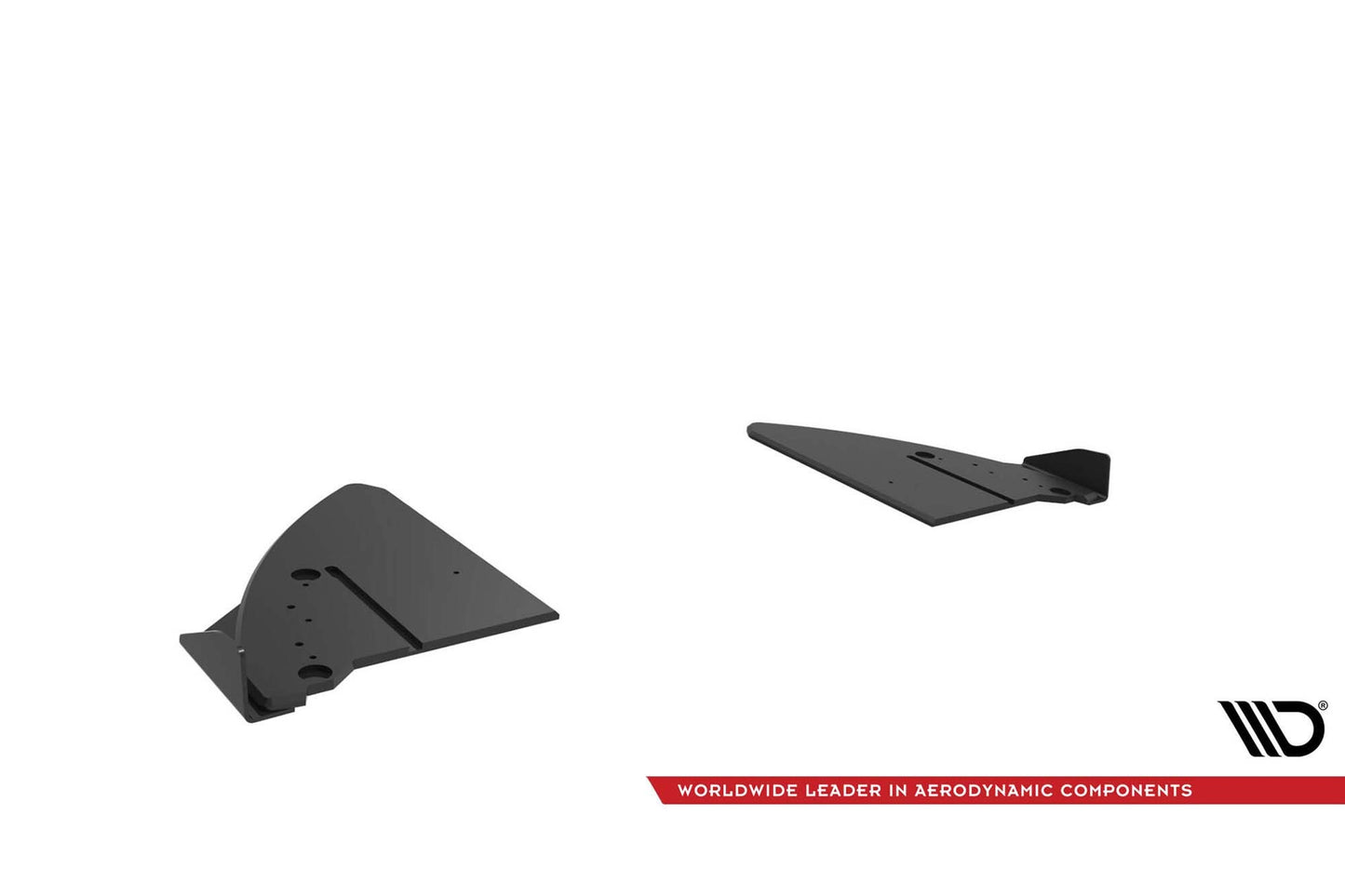 Maxton Design side extensions version 1 for Toyota GR86 (after 2021) rear bumper, matte black
