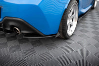 Maxton Design side extensions version 1 for Toyota GR86 (after 2021) rear bumper, matte black