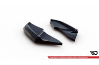 Extensii laterale Maxton Design versiunea 1 pentru bara spate a Volkswagen Scirocco (2014-2017), lac negru