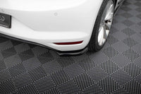 Extensii laterale Maxton Design versiunea 1 pentru bara spate a Volkswagen Scirocco (2014-2017), lac negru