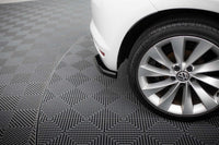 Extensii laterale Maxton Design versiunea 1 pentru bara spate a Volkswagen Scirocco (2014-2017), lac negru