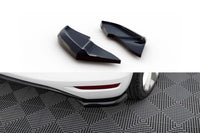 Extensii laterale Maxton Design versiunea 1 pentru bara spate a Volkswagen Scirocco (2014-2017), lac negru