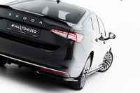 Maxton Design Side Skirts v1 for Skoda Superb (2024 onwards) Rear Bumper, Gloss Black
