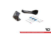 Extensii laterale Maxton Design versiunea 1 pentru bara spate N-Line a Hyundai i30 hatchback (2020-), negru lac