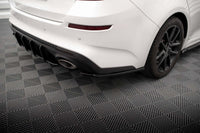 Maxton Design V2 pentru bara spate Kia Optima Mk4 (2018-2020) extensii laterale, negru lucios