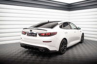 Maxton Design V2 pentru bara spate Kia Optima Mk4 (2018-2020) extensii laterale, negru lucios