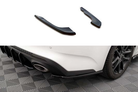 Extensii laterale Maxton Design versiune 2 pentru bara spate a Kia Optima Mk4 (2018-2020), culoare carbon