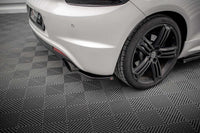 Extensii laterale Maxton Design versiunea 2 pentru bara spate a Volkswagen Scirocco R (2008-2014), lac negru