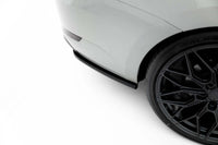 Maxton Design Versiunea 2 Extensii laterale pentru bara spate Skoda Superb Liftback, Combi (2015-2019), negru lucios