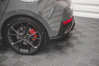 Extensii laterale Maxton Design versiunea 2 pentru bara spate N-Line a Hyundai i30 hatchback (2020-), negru mat