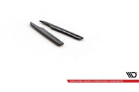 Extensii laterale Maxton Design versiunea 2 pentru bara spate RS a Skoda Octavia hatchback, combi (2013-2019), negru lucios