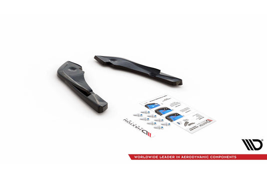 Extensii laterale Maxton Design versiunea 3 pentru bara spate a Toyota Supra (2019+), negru lac