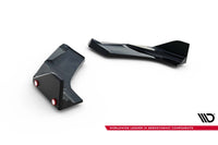 Extensii laterale Maxton Design versiunea 4 pentru bara spate a Hyundai i30 N hatchback (2020-), negru lac