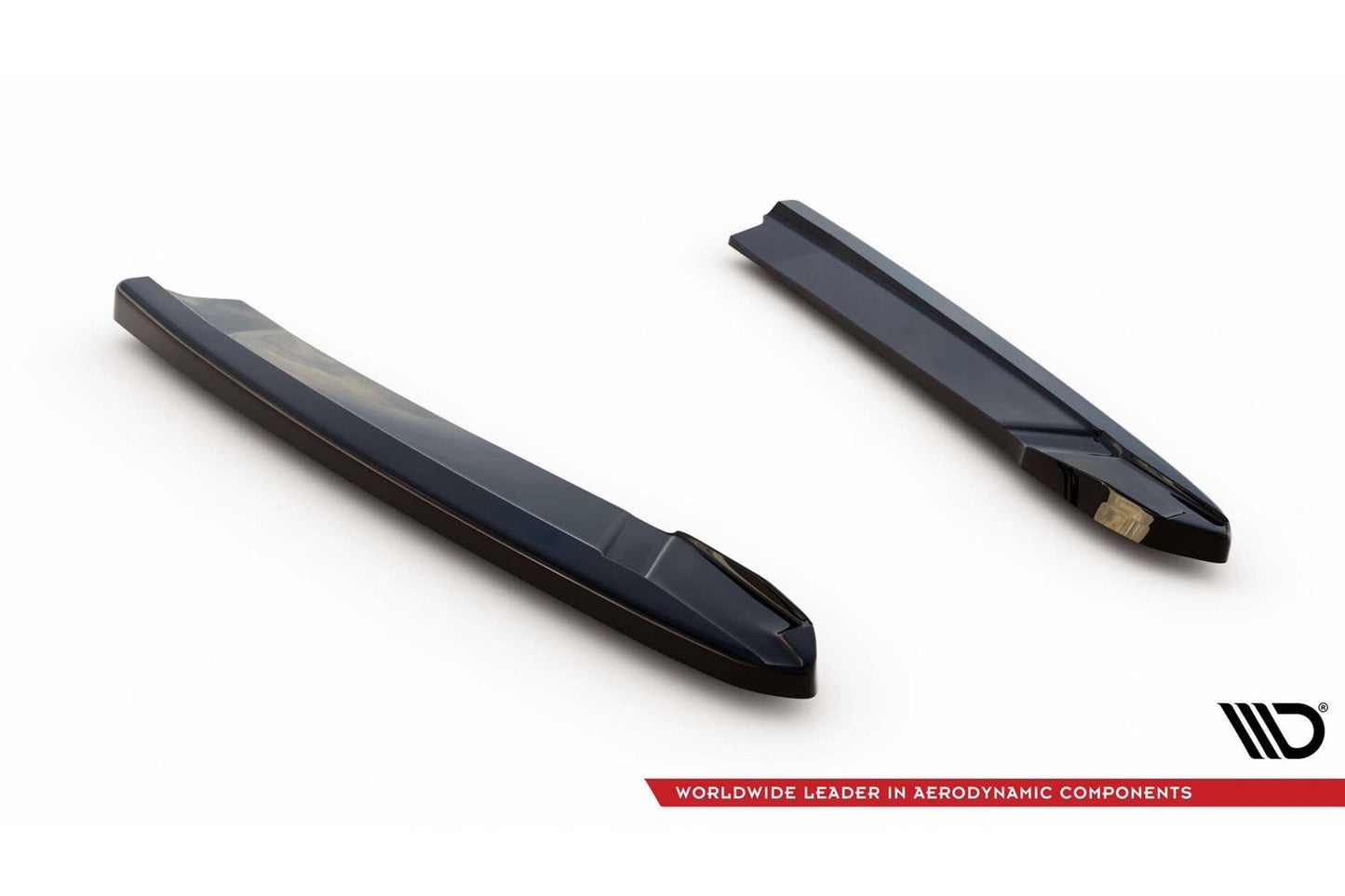 Extensii laterale Maxton Design versiunea 4 pentru bara spate a Skoda Octavia RS (dupa 2020), lac negru