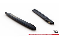 Extensii laterale Maxton Design versiunea 4 pentru bara spate a Skoda Octavia RS (dupa 2020), lac negru