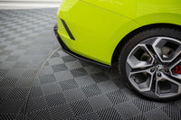 Extensii laterale Maxton Design versiunea 4 pentru bara spate a Skoda Octavia RS (dupa 2020), lac negru