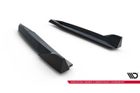 Extensii laterale Maxton Design versiunea 6 pentru bara spate a Skoda Octavia RS Liftback, break (2020-2024), lac negru